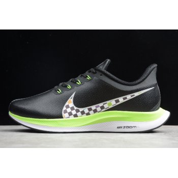 2020 Nike Air Zoom Pegasus 35 SHIELD Black Green-White Size BQ3290-300 Shoes